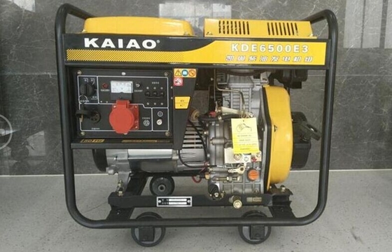 Open Kader5.5kva van het Diesel Laag de Oliealarmsysteem Generatorhoge rendement