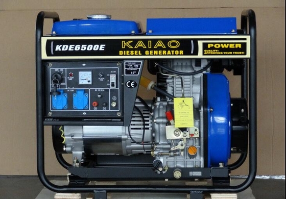 3600 Rpm 5kw Open Frame Diesel Generatoren, Single Phase Diesel Generatoren