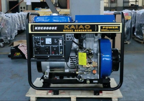 Aangepast 1 Cilinder6kw Open Diesel Generator 3000 Zuinig T/min