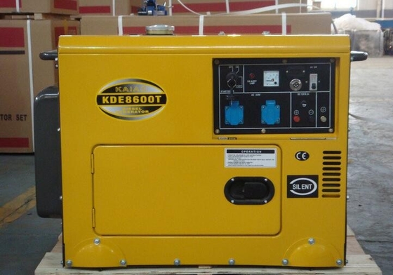 Aangepast 6kva Stil Woon Diesel Reservegenerator Laag Brandstofverbruik