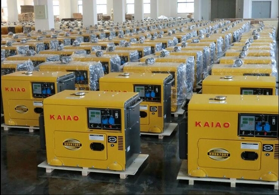 Huishouden van Diesel Certificatie Met geringe geluidssterkte Generator de Verticale Lucht Gekoelde Ce ISO