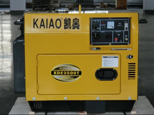 Enige Fase3kva Stille Diesel Generator, Draagbare Stille Diesel Generator