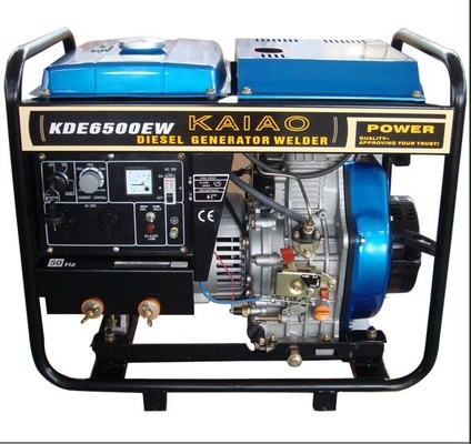 Open Kader Diesel Lassersgenerator 50hz 200A 3000rmp met Elektrische Aanzet