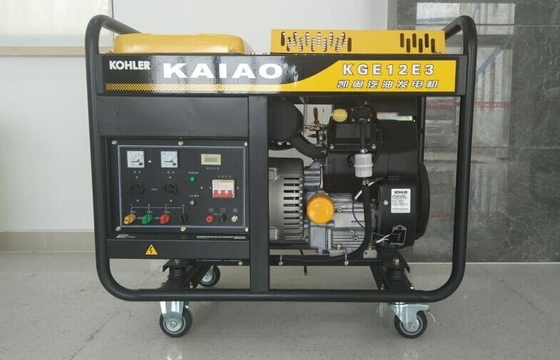 12kva de benzine dreef Draagbaar Generator Laag Brandstofverbruik KGE12E3 aan
