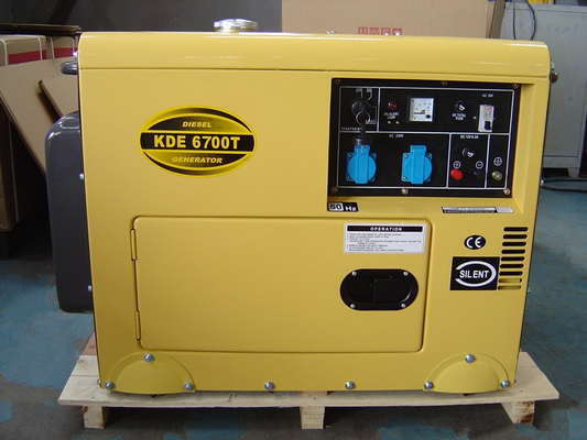 220 Diesel van het volt22a Correcte Bewijs Generator met Enige Cilinder Viertaktmotor