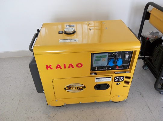 5000W kleine Diesel Reservegenerator Woon met Digitale Comité Raad