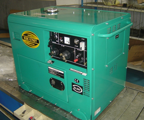 5KW geluiddichte Kleine Diesel Generators voor Huis Reserve, Draagbare Diesel Machtsgenerator