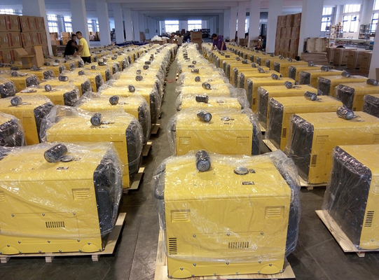 Diesel van het enige Fase Zeer belangrijke Begin Stille Kleine Generators 2KW - 10KW AC KDE6500T