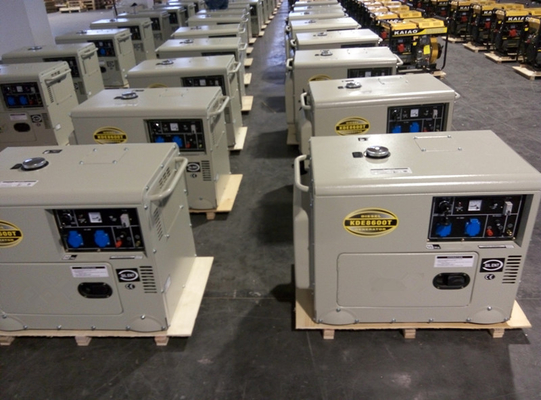 1 fase 6000 Watts Diesel Generator, Diesel Reservegenerators voor Huis