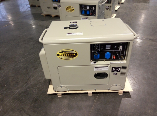 1 fase 6000 Watts Diesel Generator, Diesel Reservegenerators voor Huis