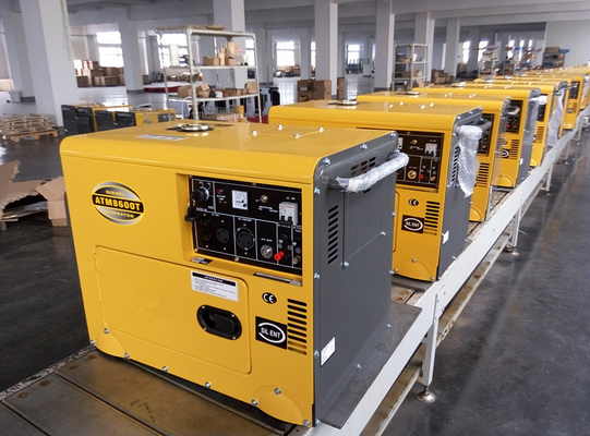 6000W AC Diesel van het Enige Fase Dubbele Voltage Kleine Generators 12 Maanden Garantie