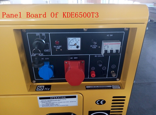 5KVA kleine Diesel Reservegenerators Woon, Met geringe geluidssterkte Diesel Generator