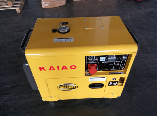 Douane 7KVA 3 Fase Kleine Diesel Generators, Kleine Stille Diesel Generator