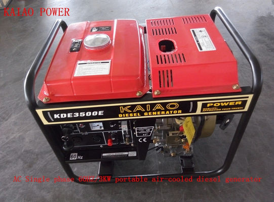 220V 230V Diesel van de de Lassersgenerator van 3000W de Kleine met Gewone Comité Raad