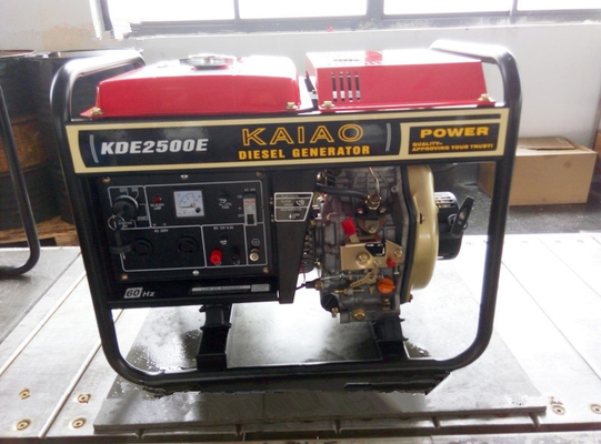 De kleine 2000 Watts van de Diesel Efficiency Generator Draagbare Brandstof 3000 t/min 50HZ 60HZ