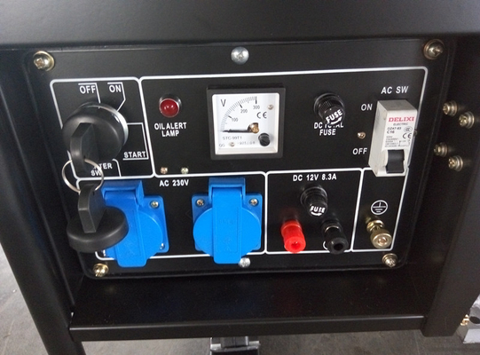 AC Enige Fase Open Diesel Generator3kw Maximum Macht, 640*480*530mm