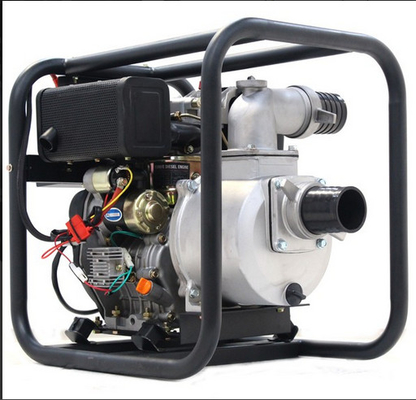 3 duim Draagbare Diesel Waterpomp 80mm Maximum Stroom voor Landbouwirrigatiegebruik