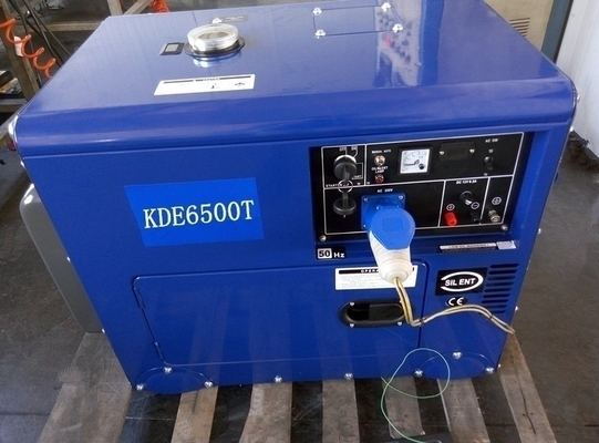 Diesel van het huisgebruik Geluiddichte Generator, Diesel Generator Met geringe geluidssterkte 912*532*740mm