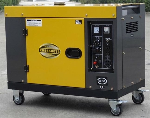 7kva kies Cilinder 3 Fase uit60hz Stille Diesel Generator