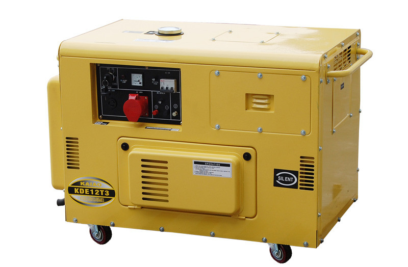 50HZ drievoudige Fase Kleine Diesel Generators voor Huissteun, Diesel van 10kva Stille Generator