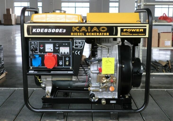 De lucht koelde Open Kader Diesel Generators 4 Slag met 12.5L-Brandstoftank