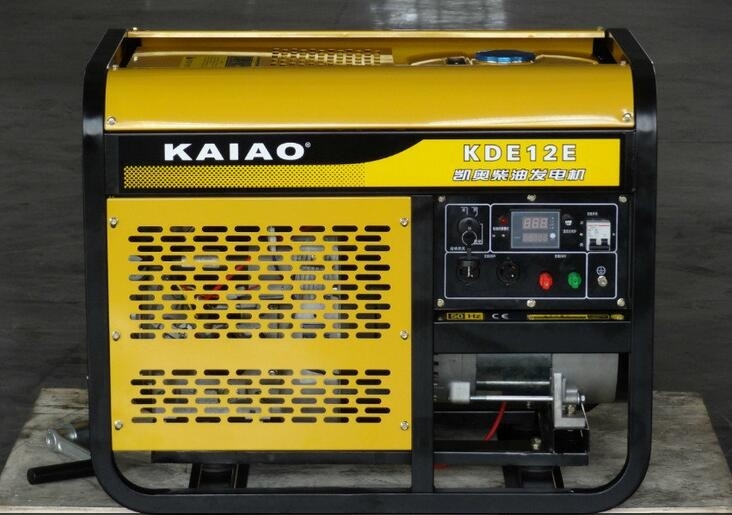 de Cilinder10kw Diesel van 3000 t/min Dubbele Generator, Open Type Diesel Generator