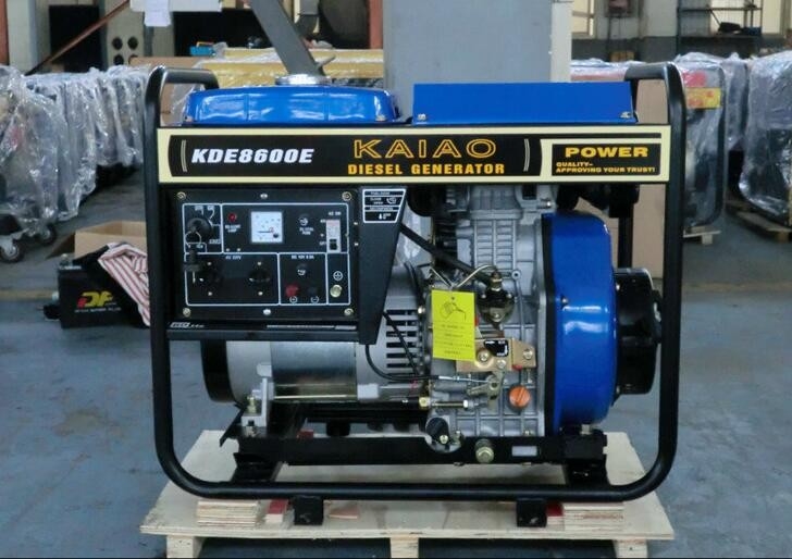 60hz 6kva 3600rpm de Open Kader van de Diesel Aanzet Generatorsterugslag voor Fabriek/Bouw