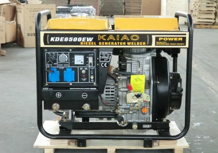 diesel van 2.2kva 3600rmp Generatorlasser, het Lassenmachine KDE6500EW van de Motorgenerator