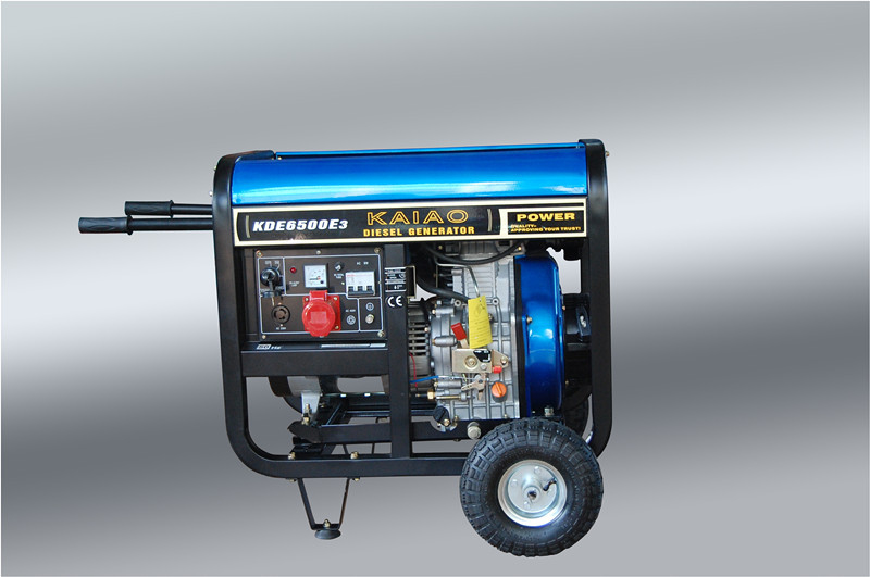 De open Kaderlucht koelde van het Diesel Opwinding Generator5.5kva de Zelf Opgewekte Constante Voltage