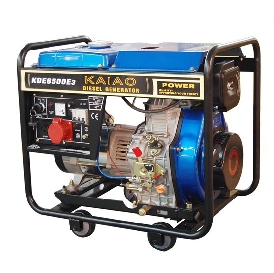 5KVA 3 Fase Draagbare Kleine Diesel Generatorsreeks 760 X 515 X 710 mm KDE6500E3