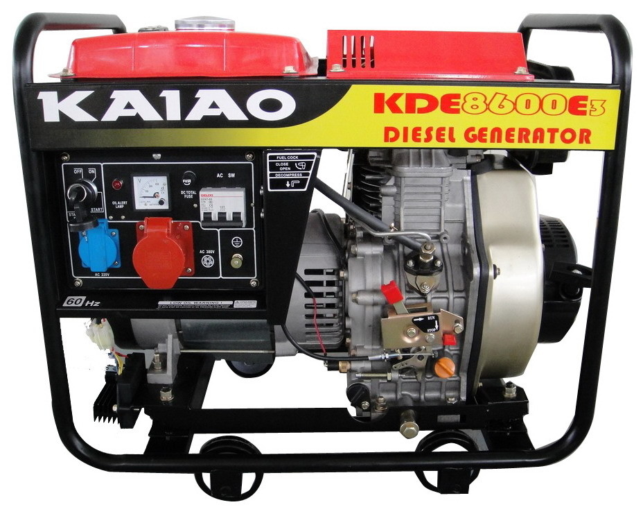 CE Kleine dieselgeneratoren 3fase 6,5kw Dieselgeneratoren Set 8600E3 Voor thuis