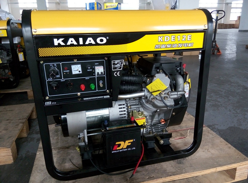 Volledig het Kader Diesel van de Machtsoutput Open Generators 10KW met Verrichting Met geringe geluidssterkte/Vlotte