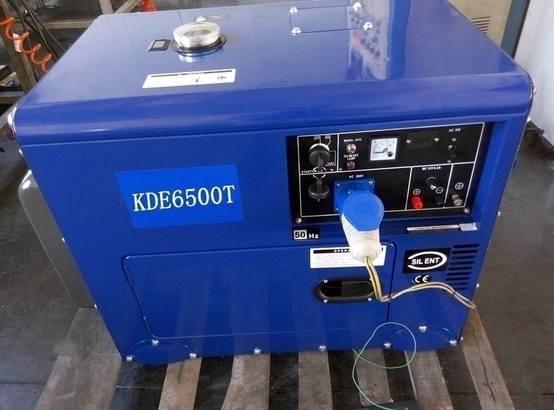 Diesel van het huisgebruik Geluiddichte Generator, Diesel Generator Met geringe geluidssterkte 912*532*740mm
